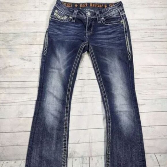 Rock Revival Ashley Jeans 27 - Picture 4 of 4